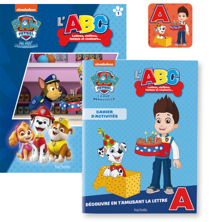 Le N°1 : Le livre + Le cahier d’activités + Le magnet de la lettre A