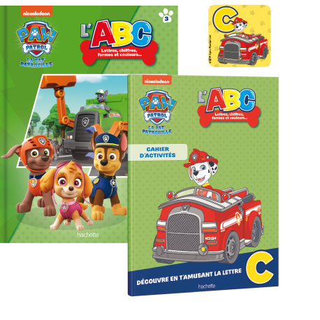 Le n°3 : Le livre + Le cahier d’activités + Le magnet de la lettre C
