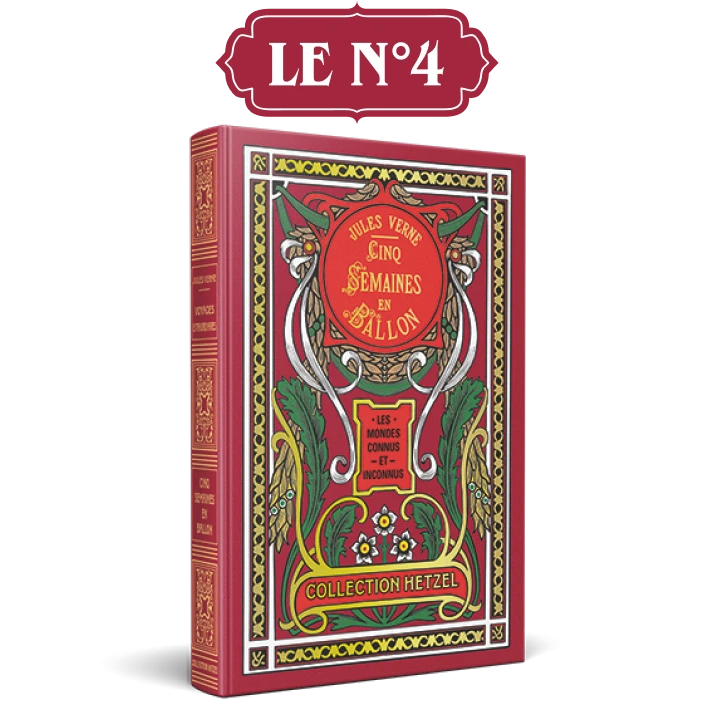 Le N°4 : Le livre miniature collector CINQ SEMAINES EN BALLON