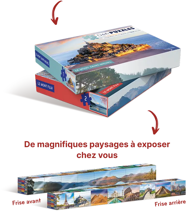 Empilez les boites et créez une frise